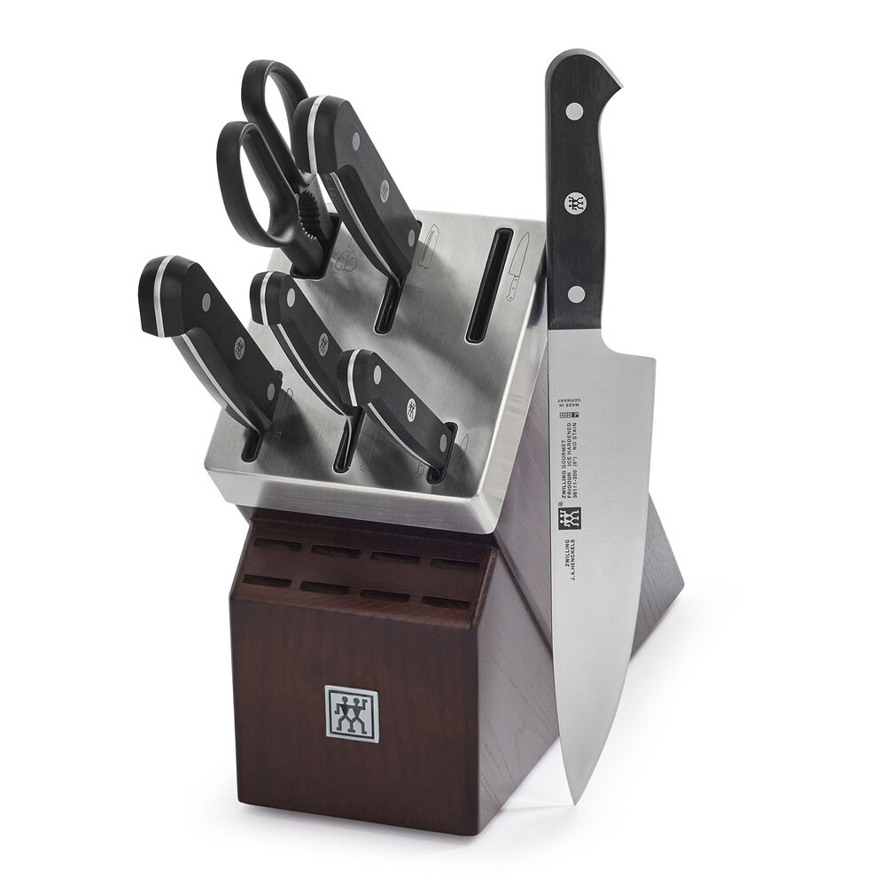 Zwilling Ja Henckels Gourmet Self Sharpening 7 Piece Knife Block Set Sur La Table