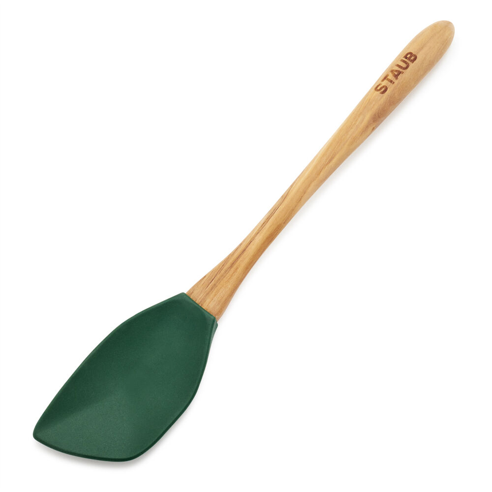 Staub Olivewood & Silicone Spoon Spatula Sur La Table