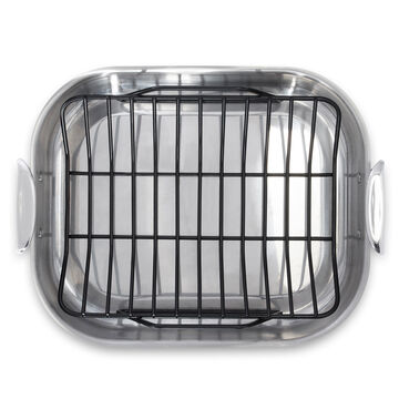 All-Clad Stainless Steel Roasting Pan with Nonstick Rack