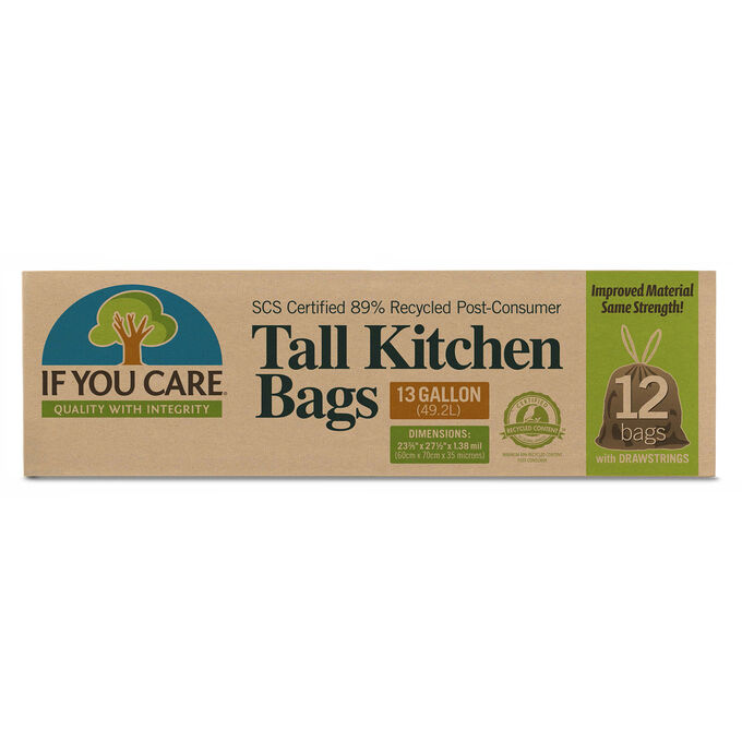 If You Care 13-Gallon Kitchen Bags, Box of 12