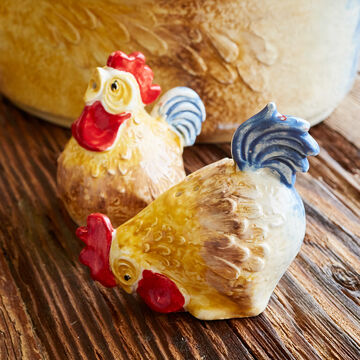 Jacques P&#233;pin Collection Figural Chicken Salt and Pepper Shakers