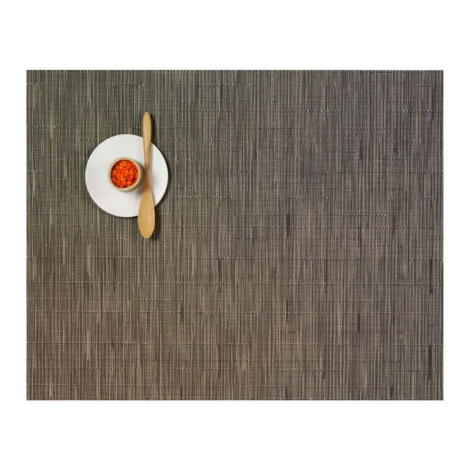 Chilewich Bamboo Charcoal Placemat, 19&#34; x 14&#34;