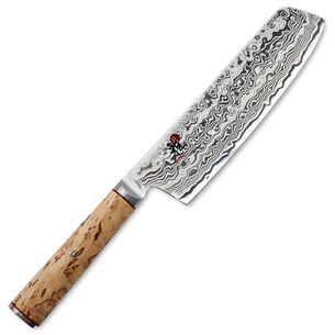 Miyabi Birchwood Nakiri Knife, 7"
