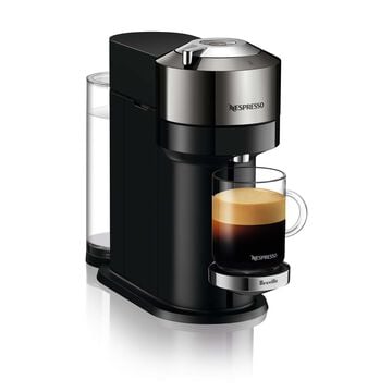 Nespresso Vertuo Next Deluxe Coffee and Espresso Maker by Breville, Pure Chrome with Aeroccino Milk Frother