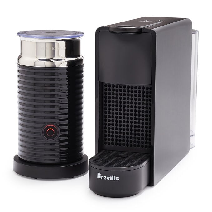 Nespresso Essenza Mini Espresso Machine By Breville With Aeroccino3 Frother