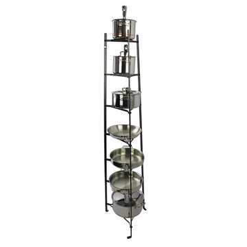 Enclume Handcrafted 7-Tier Gourmet Hammered Steel Stand (Unassembled)