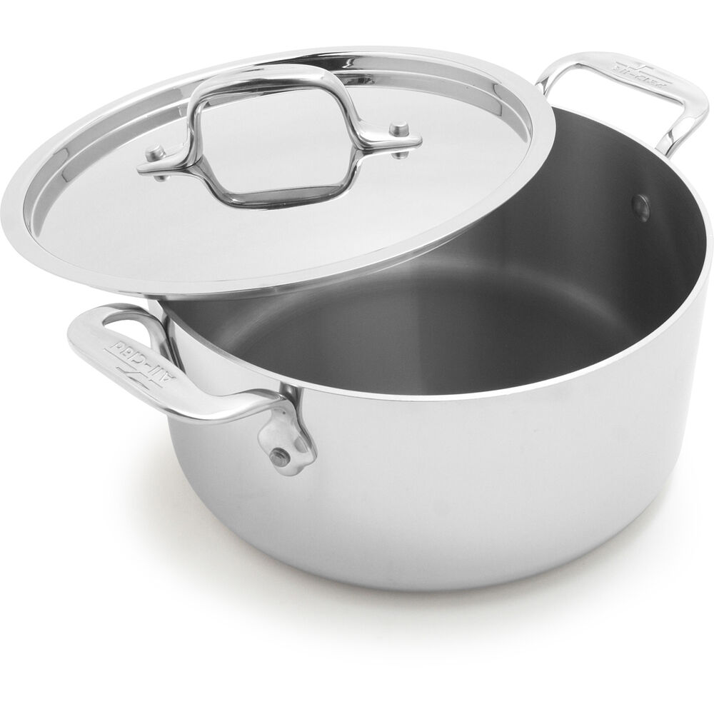 All-Clad d3 Stainless Steel Casserole Pan with Lid | Sur La Table All Clad D3 Stainless Steel Pan