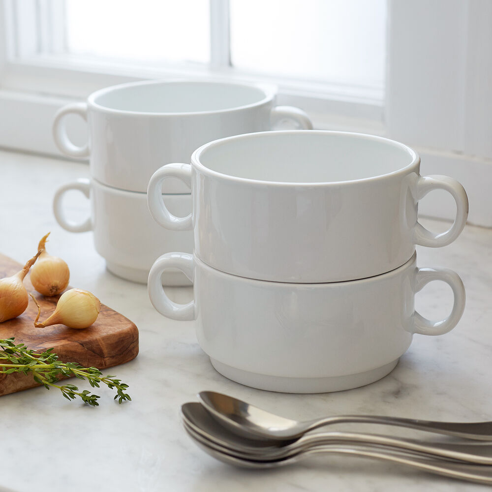 DoubleHandle Soup Bowls, Set of 4 Sur La Table