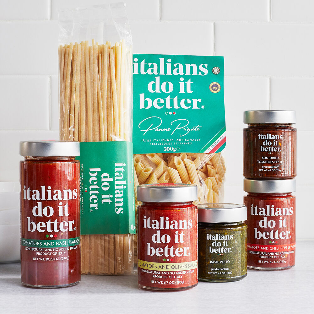 Italians Do It Better Tomatoes & Basil Pomodoro Sauce, 10.23 oz. Sur