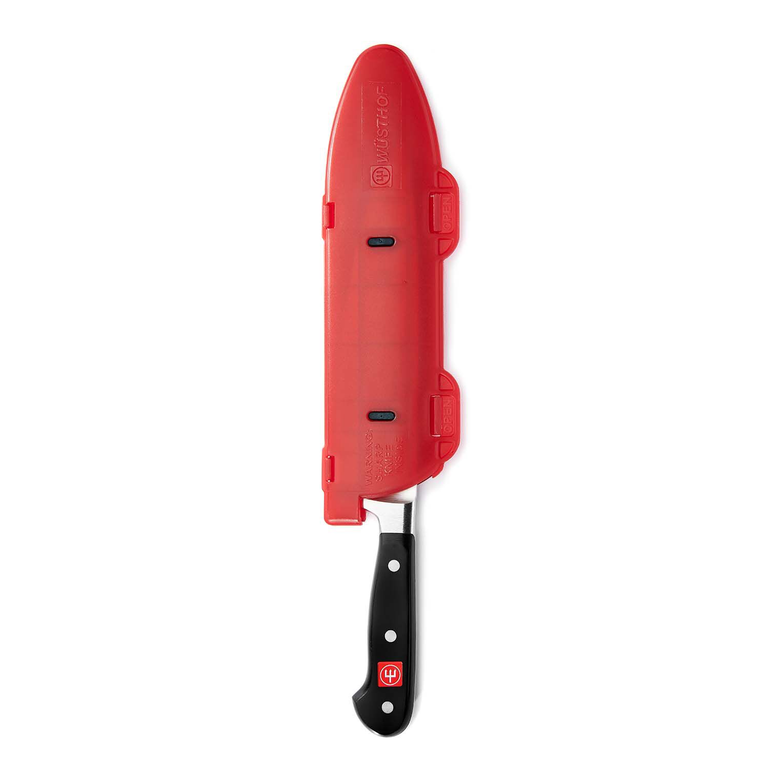 red blade guard