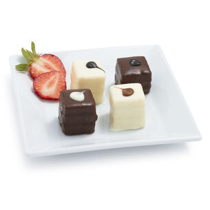 Black and White Petit Fours, 60 Pieces