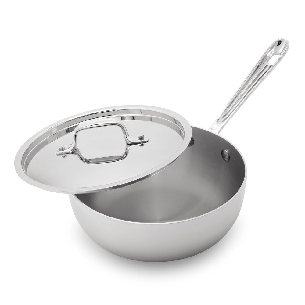 AllClad D3 Stainless Steel Saucier Sur La Table