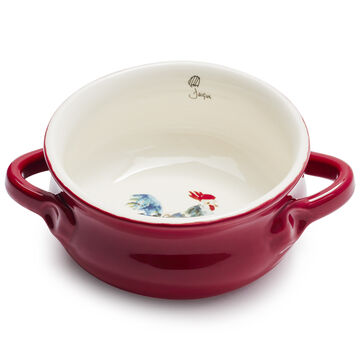 Jacques P&#233;pin Collection Double-Handle Rooster Bowl