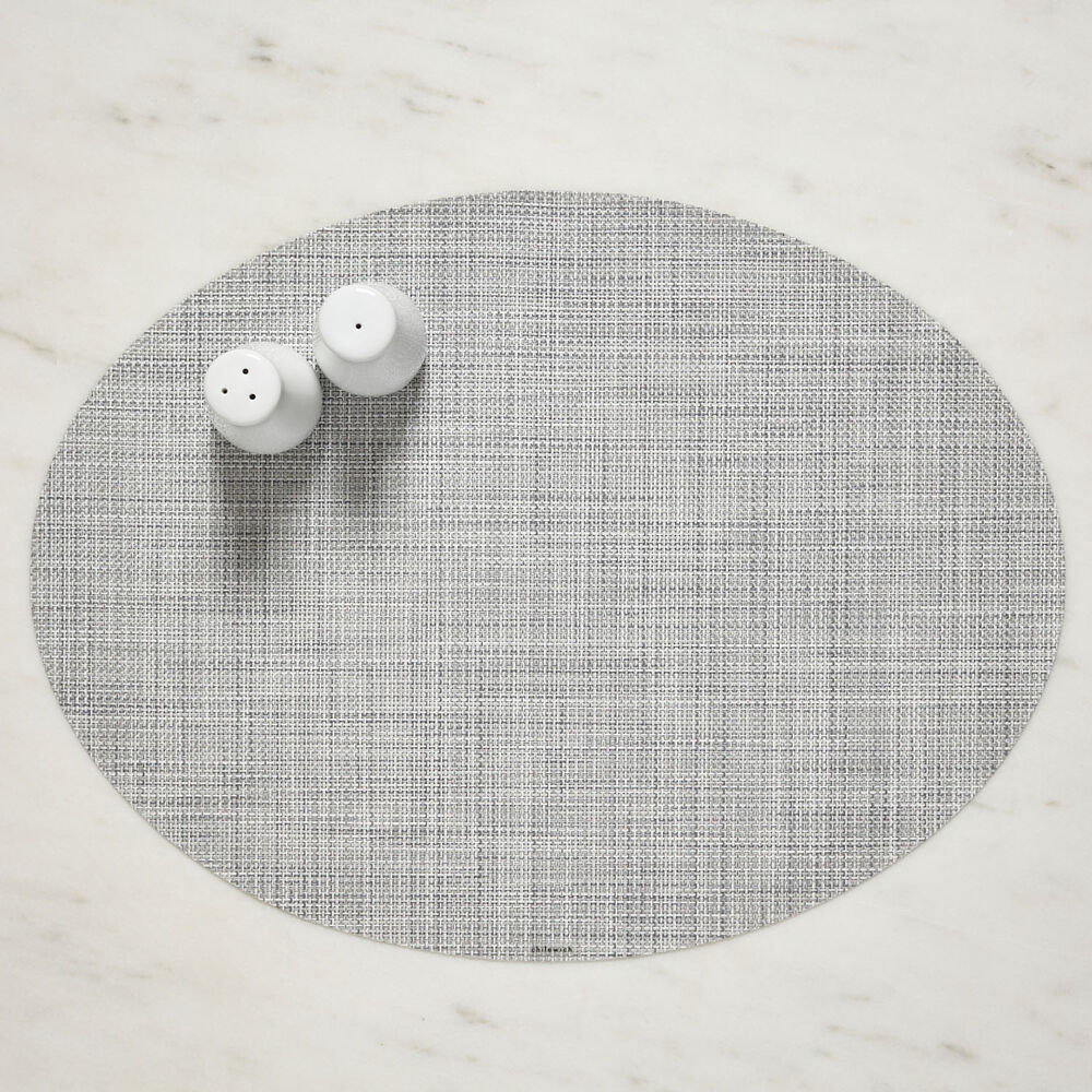 Chilewich Mini Basketweave Oval Placemat, 14" x 19.25" Sur La Table