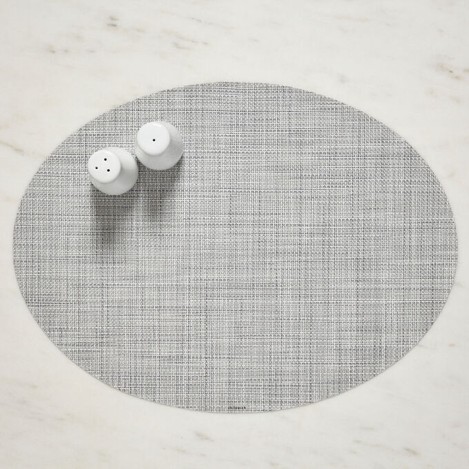 Chilewich Mini Basketweave Oval Placemat, 14" x 19.25" Sur La Table
