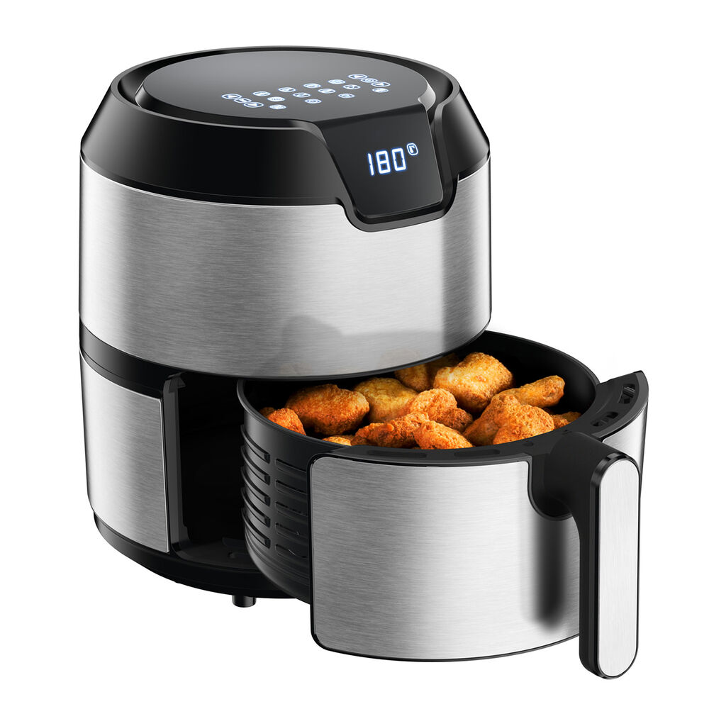 Krups Stainless Steel Easy Fry Dx Digital Air Fryer, 4.4 qt. | Sur La Table