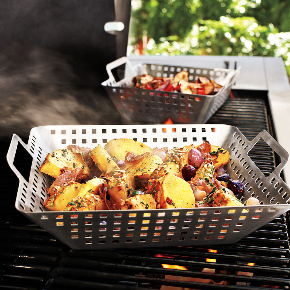 Sur La Table Stainless Steel Grill Basket