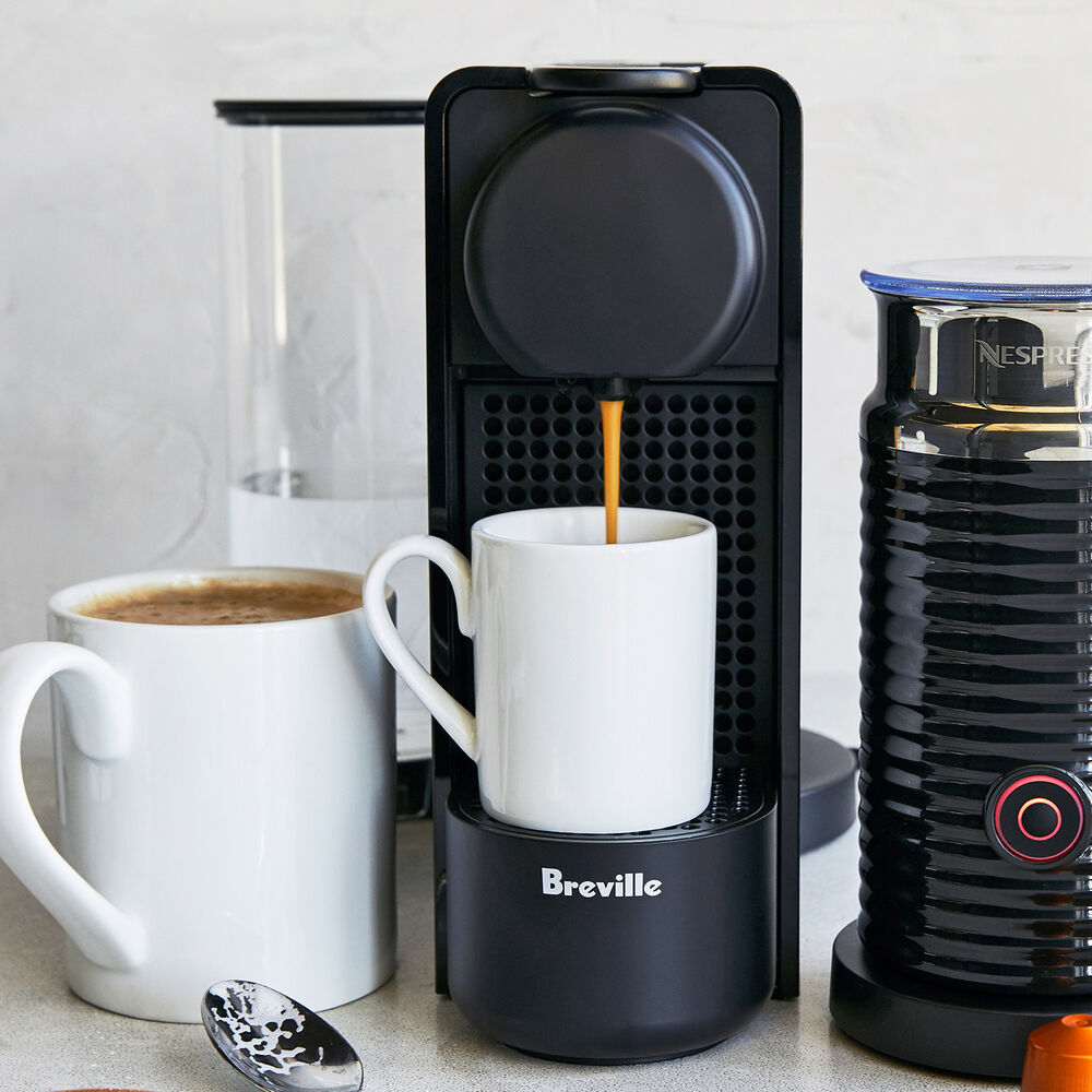 Nespresso Essenza Plus by Breville with Aeroccino 3 Frother Sur La Table