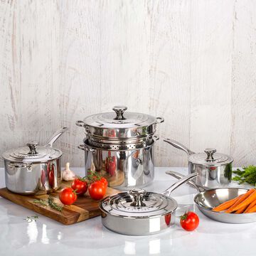 Le Creuset Stainless Steel 7-Piece Cookware Set