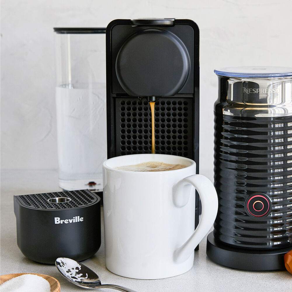 Nespresso Essenza Plus by Breville with Aeroccino 3 Frother Sur La Table