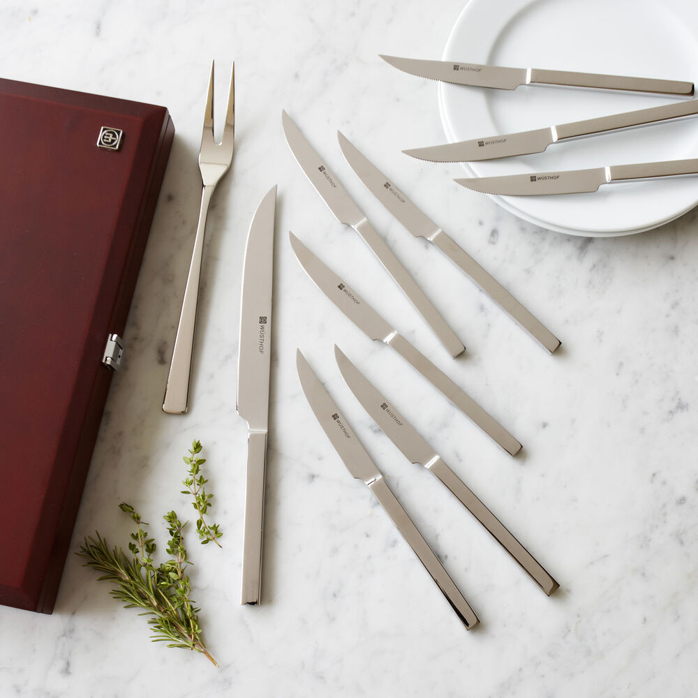 Wüsthof 10Piece Steak and Carving Knife Set Sur La Table