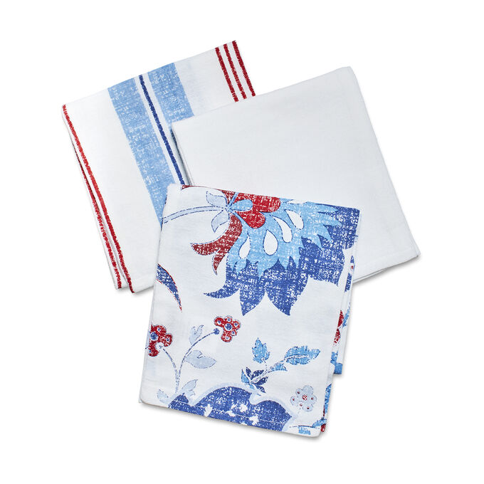Pique-Nique Floursack Towels, Set of 3