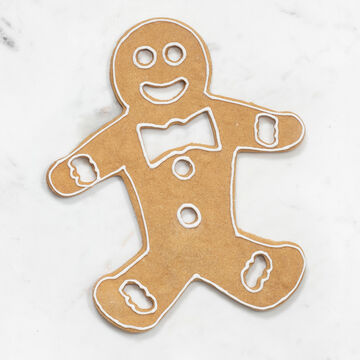 Large Gingerbread Man Copper-Plated Cookie Cutter