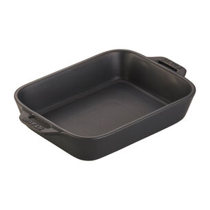 Staub Rustic Ceramic Bakers, Matte Black