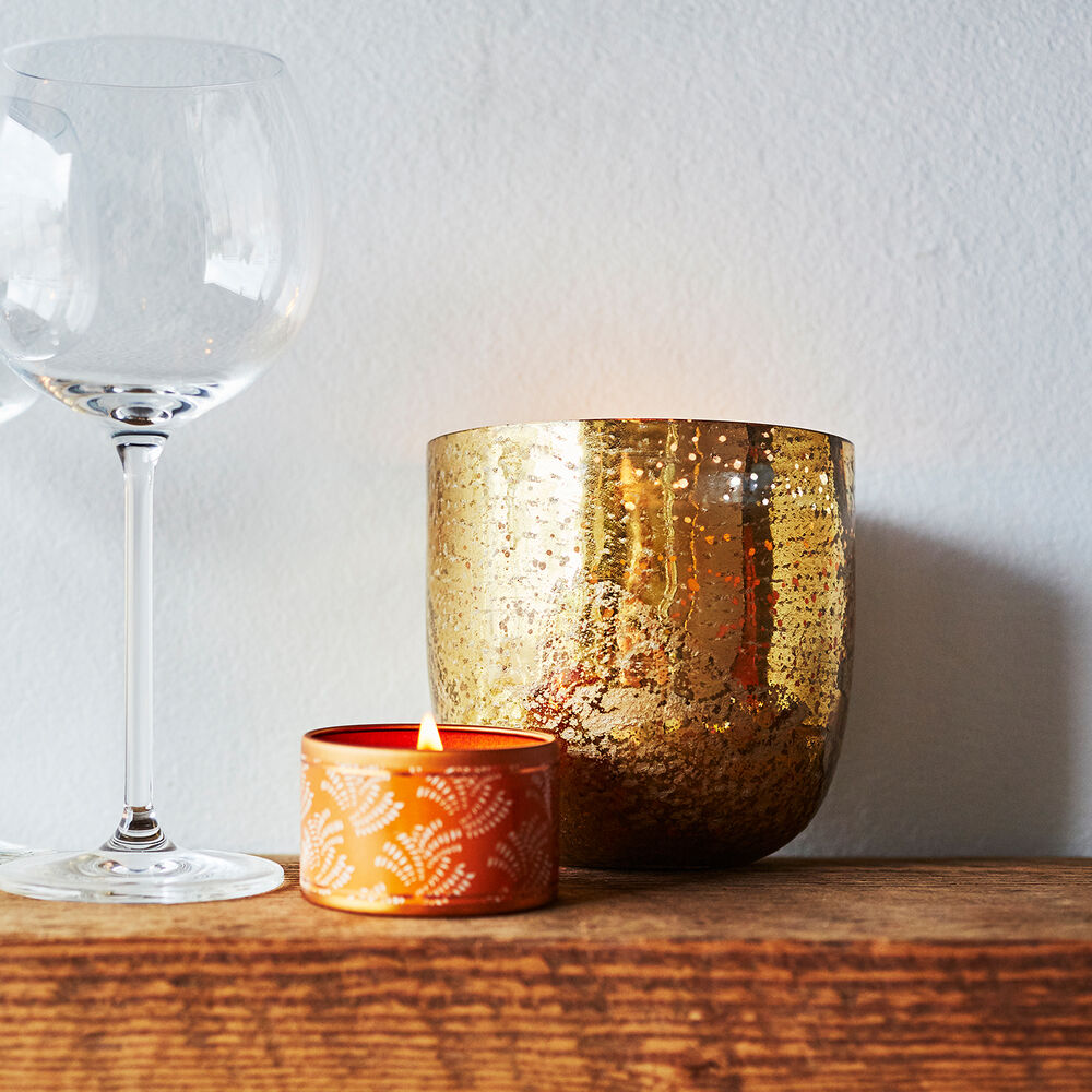 Mercury Glass Pumpkin Spice Soy Candle 20 Oz Sur La Table