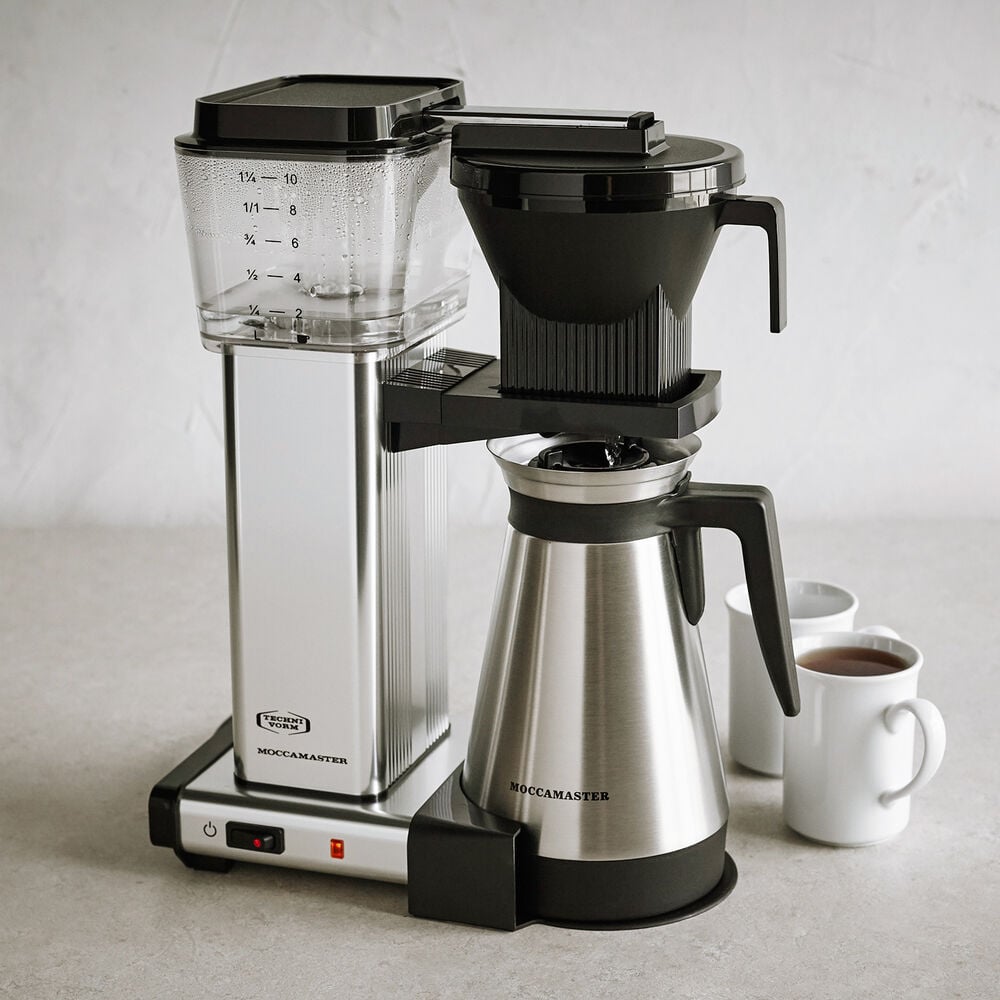 Technivorm Moccamaster Kbgt Coffee Maker With Thermal Carafe Polished Silver Sur La Table