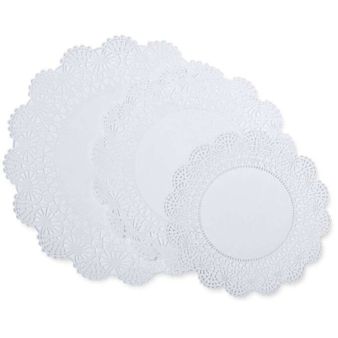 Round Paper Doilies, Set of 30
