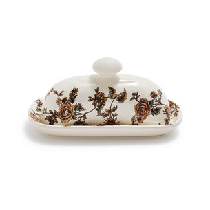 Chintz Butter Dish