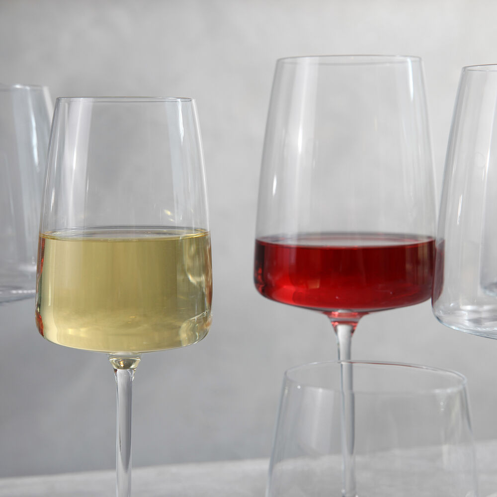 Schott Zwiesel Sensa Full White Wine Glasses Set Of 6 Sur La Table Vintage schott zwiesel crystal wine glasses set of 4 lisa pattern vertical horizontal cuts multisided stem. schott zwiesel sensa full white wine glasses set of 6