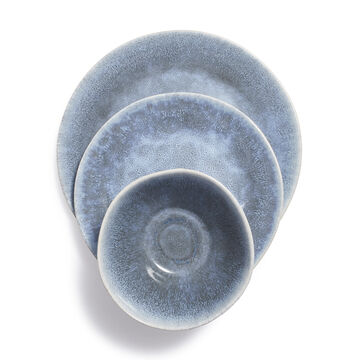 Reactive Glaze Stoneware 12-Piece Dinnerware Set