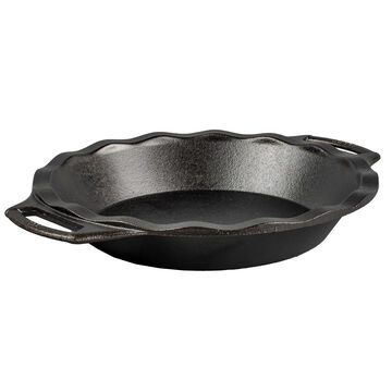 Lodge Cast Iron Pie Pan with Silicone Handles, 9.5&#34;
