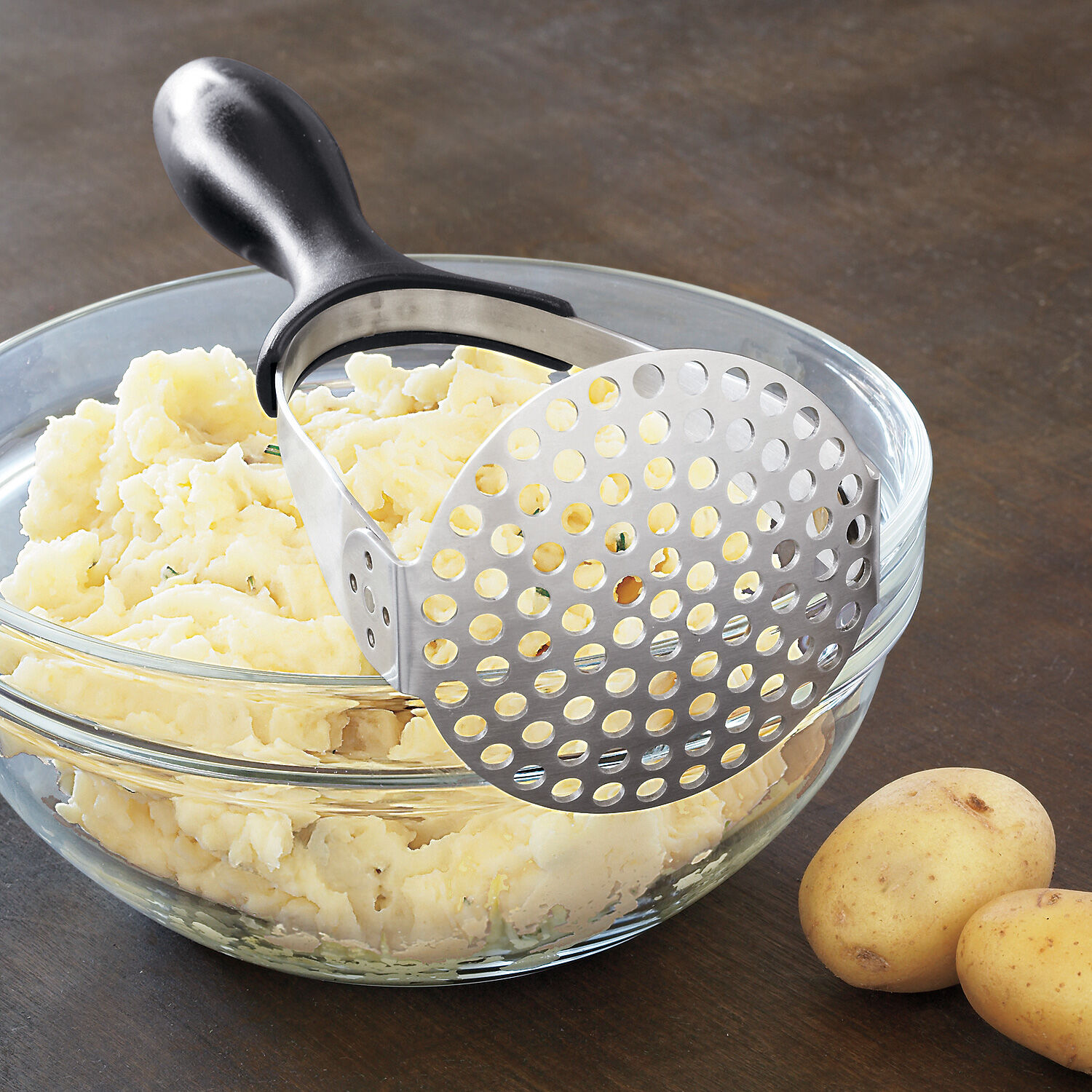 folding potato masher