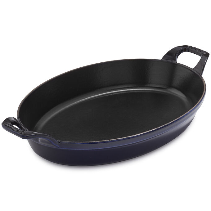 Staub Marin Oval Roasting Dish 2 25 Qt Sur La Table