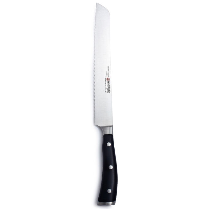 Wusthof Classic Ikon 9 Double Serrated Bread Knife Bread Poster