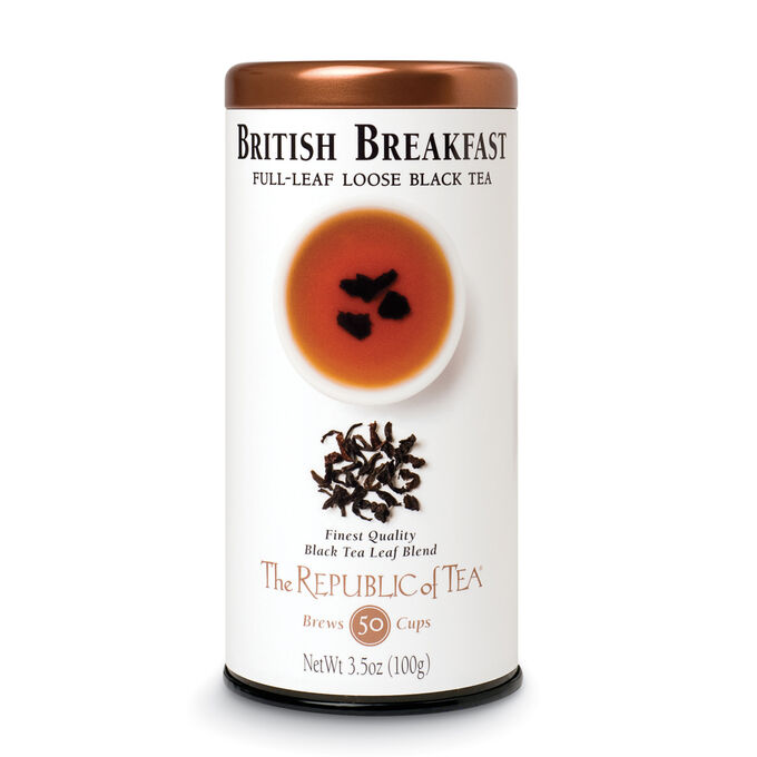 The Republic of Tea British Breakfast Full Leaf Loose Tea ...