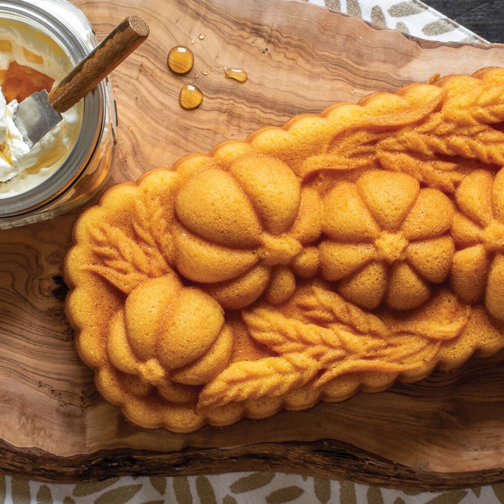 Nordic Ware Wheat And Pumpkin Loaf Pan Sur La Table
