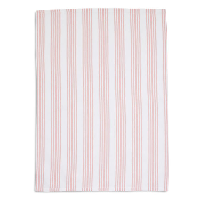 Pink Striped Kitchen Towel, 28&#34; x 20&#34;