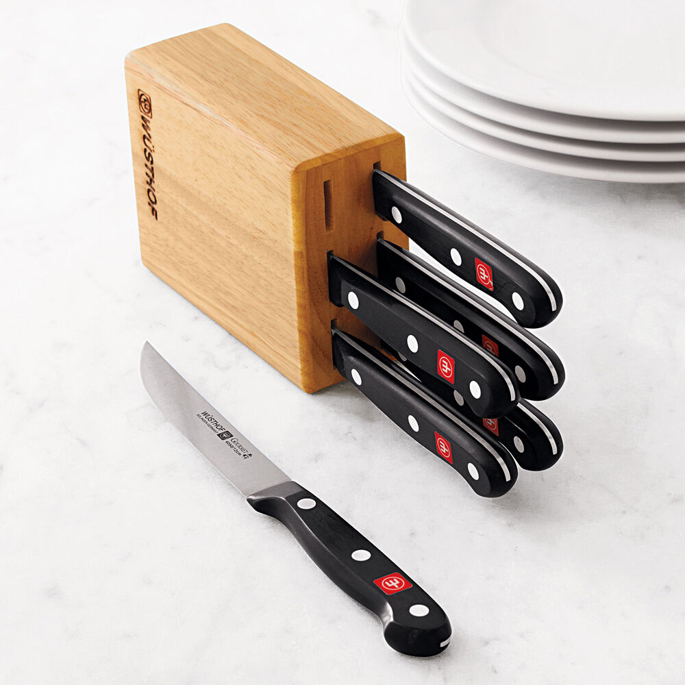 Wüsthof Gourmet 7Piece Steak Knife Block Set Sur La Table