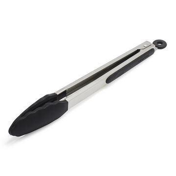Sur La Table Silicone-Tipped Tongs, 12&#34;