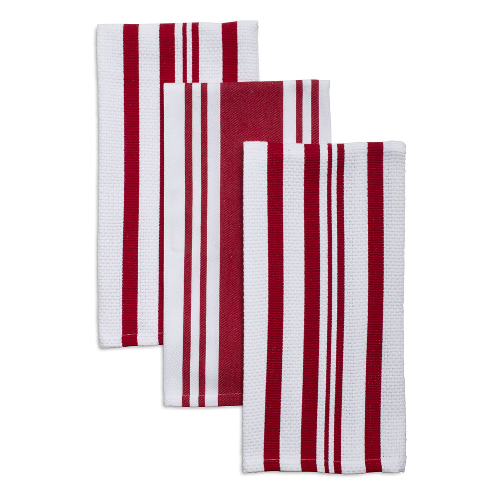 Striped Kitchen Towels 28 X 20 Set Of 3 Sur La Table