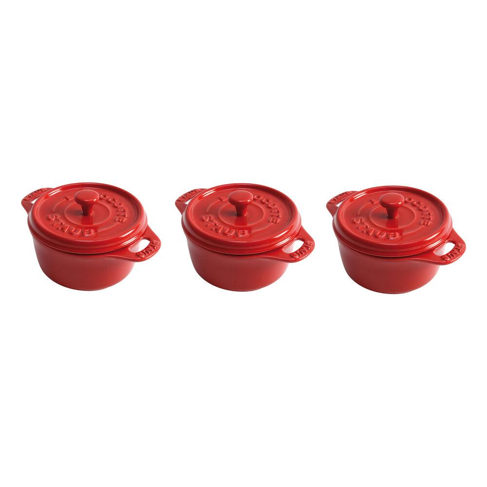 Staub Ceramic Mini Cocottes, Set of 3