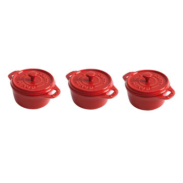 Staub Ceramic Mini Cocottes, Set of 3