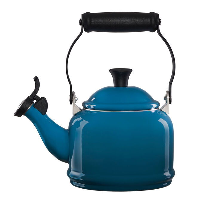Le Creuset Demi Teakettle Sur La Table This contemporary zen whistling tea kettle is the perfect addition to a modern home. le creuset demi teakettle