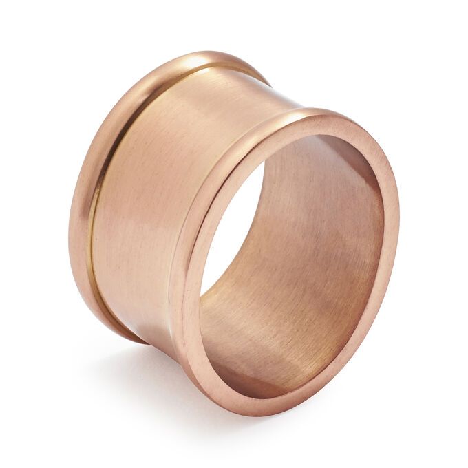 Oval Copper Napkin Ring