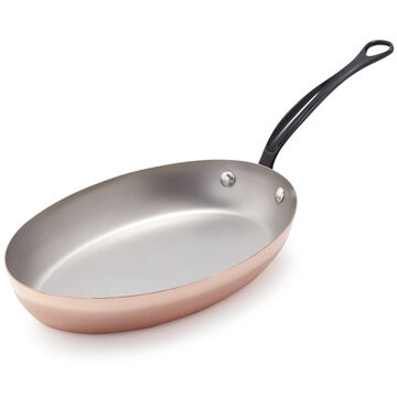 Jacques P&#233;pin Copper Oval Skillet