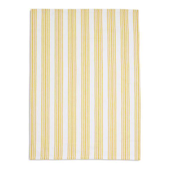 Yellow Striped Kitchen Towel, 28&#34; x 20&#34;
